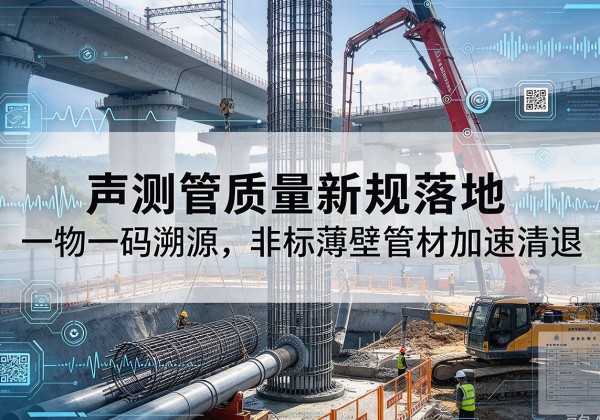 海丰声测管质量新规落地，一物一码溯源，非标薄壁管材加速清退